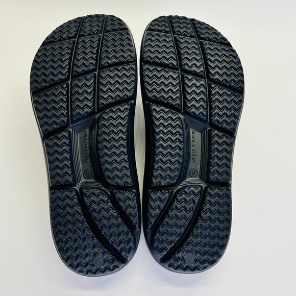 Club Room Mens Remy Thong Sandals Size 9M Navy Blue Slip On Summer Casual - Picture 9 of 11